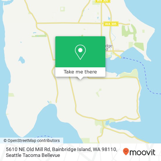 5610 NE Old Mill Rd, Bainbridge Island, WA 98110 map
