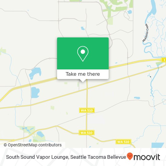 South Sound Vapor Lounge map