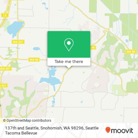 137th and Seattle, Snohomish, WA 98296 map