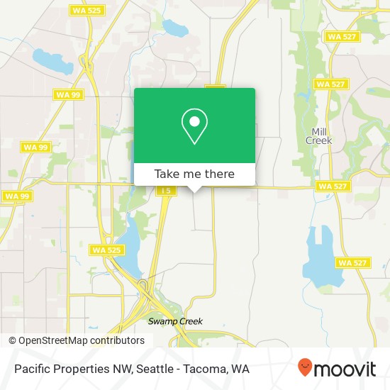 Pacific Properties NW map