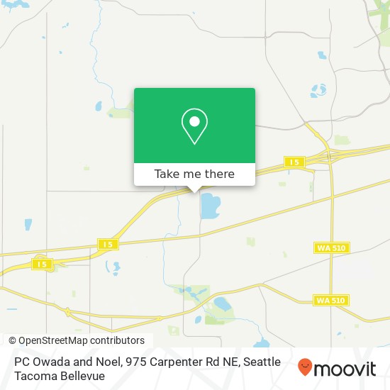 Mapa de PC Owada and Noel, 975 Carpenter Rd NE