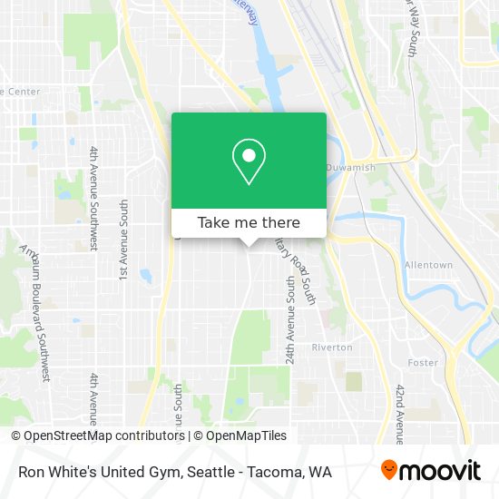 Ron White's United Gym map