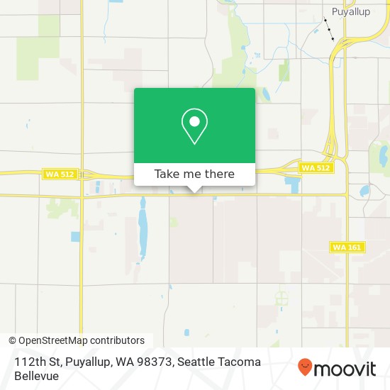 Mapa de 112th St, Puyallup, WA 98373