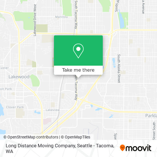 Mapa de Long Distance Moving Company