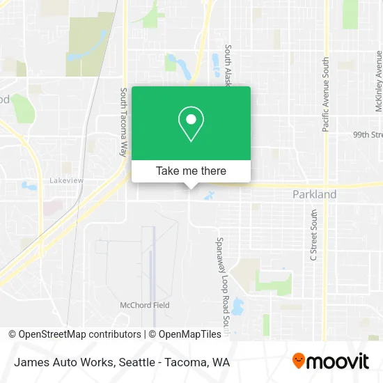 James Auto Works map