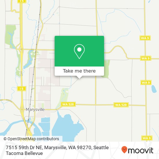 Mapa de 7515 59th Dr NE, Marysville, WA 98270