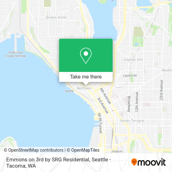 Mapa de Emmons on 3rd by SRG Residential