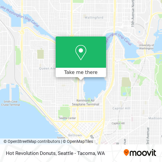 Hot Revolution Donuts map