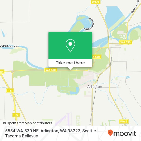 Mapa de 5554 WA-530 NE, Arlington, WA 98223