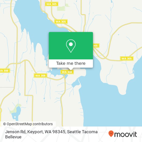 Mapa de Jenson Rd, Keyport, WA 98345