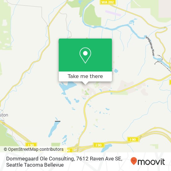 Mapa de Dommegaard Ole Consulting, 7612 Raven Ave SE