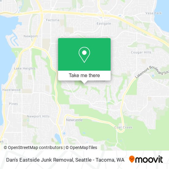 Dan's Eastside Junk Removal map