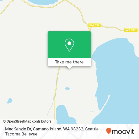 Mapa de MacKenzie Dr, Camano Island, WA 98282