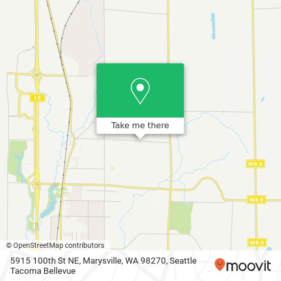 Mapa de 5915 100th St NE, Marysville, WA 98270