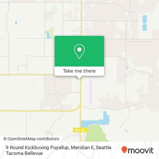 Mapa de 9 Round Kickboxing Puyallup, Meridian E