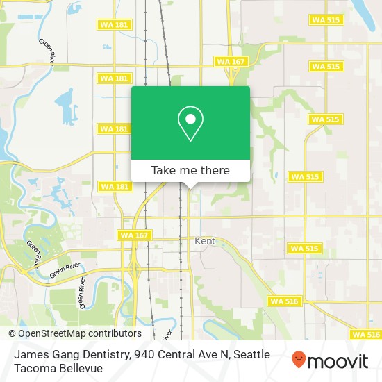 James Gang Dentistry, 940 Central Ave N map