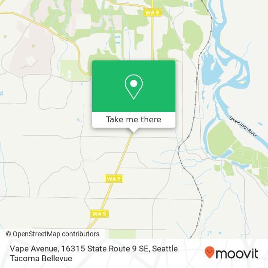 Vape Avenue, 16315 State Route 9 SE map