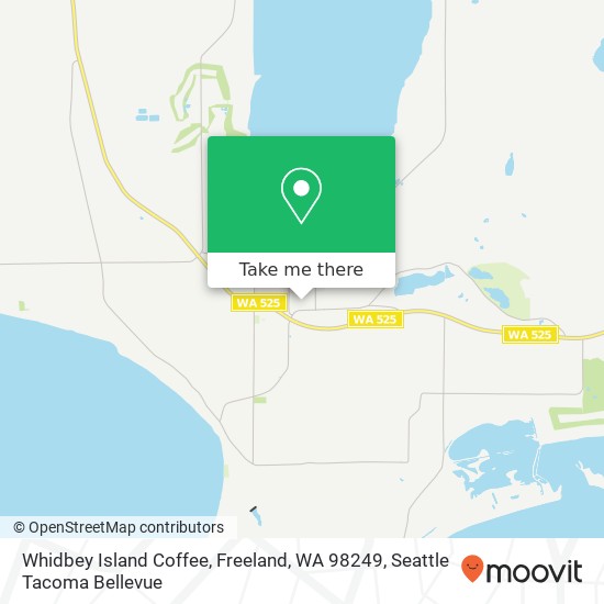 Mapa de Whidbey Island Coffee, Freeland, WA 98249