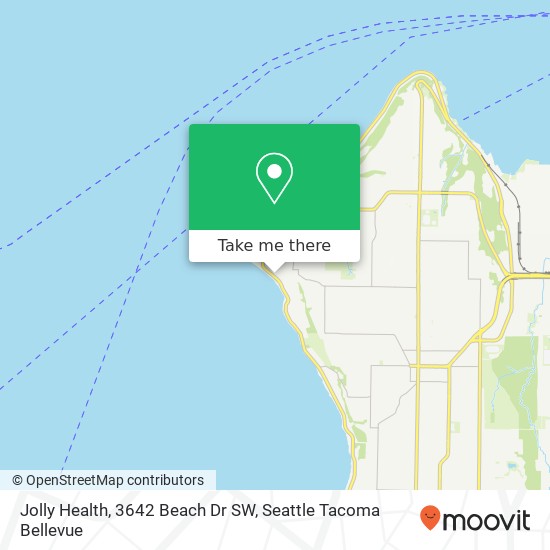 Jolly Health, 3642 Beach Dr SW map