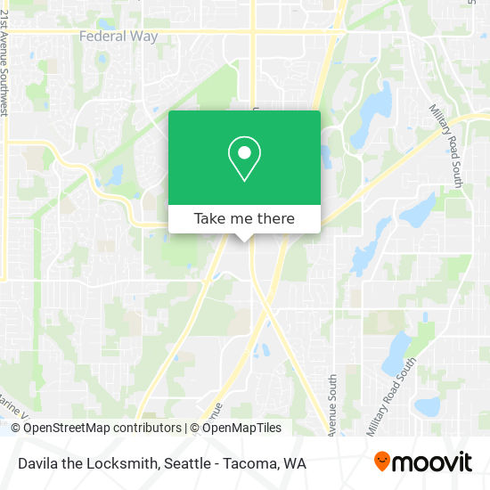 Davila the Locksmith map