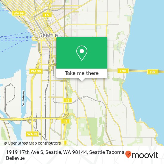 Mapa de 1919 17th Ave S, Seattle, WA 98144