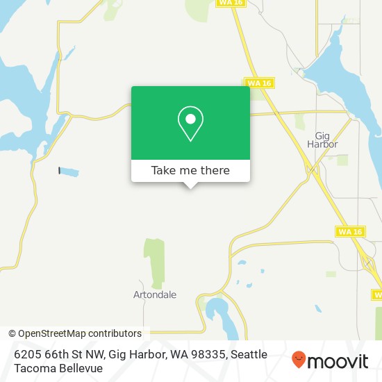 6205 66th St NW, Gig Harbor, WA 98335 map