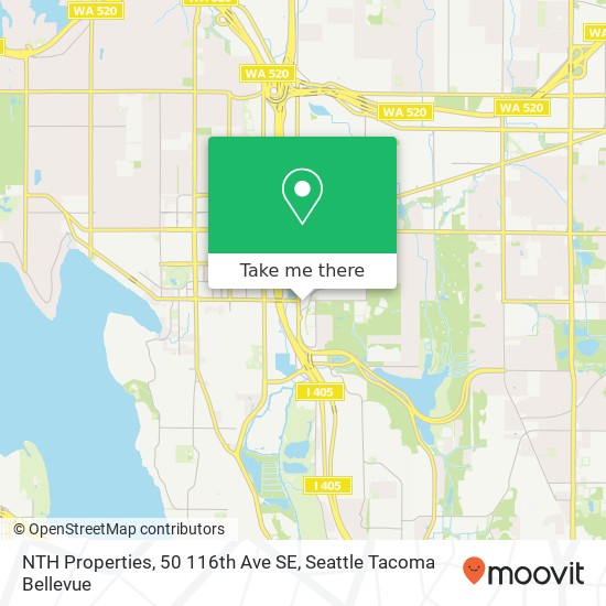 NTH Properties, 50 116th Ave SE map