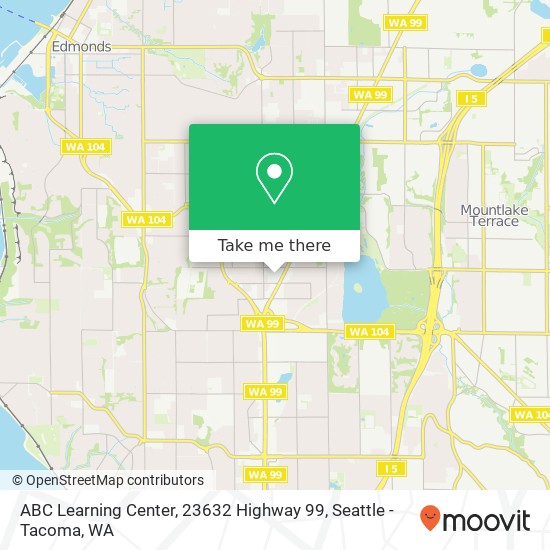 Mapa de ABC Learning Center, 23632 Highway 99
