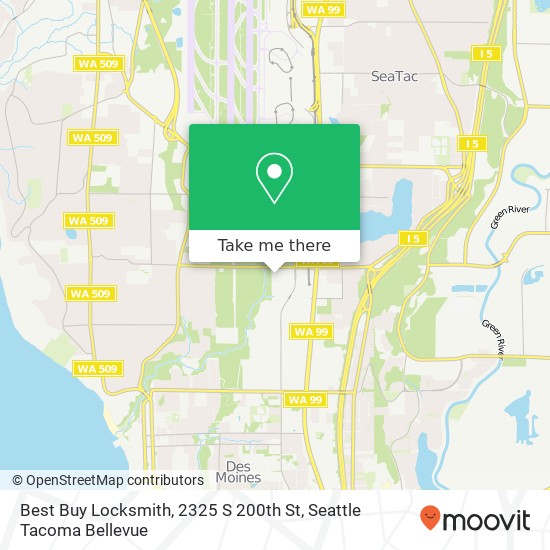 Mapa de Best Buy Locksmith, 2325 S 200th St