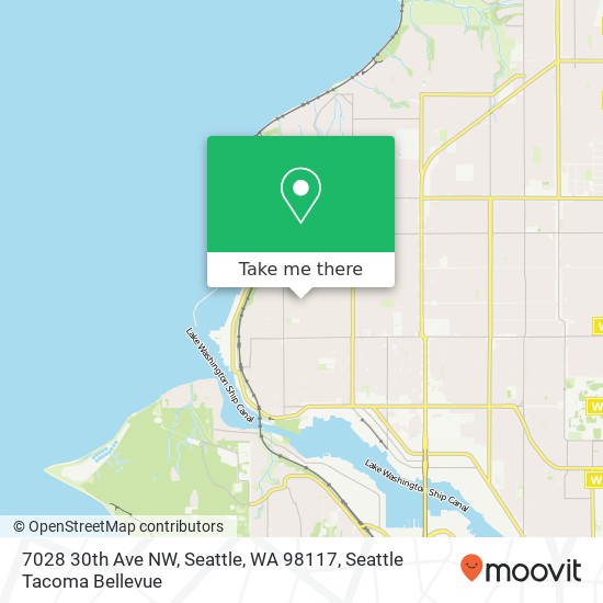 7028 30th Ave NW, Seattle, WA 98117 map