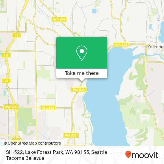 Mapa de SH-522, Lake Forest Park, WA 98155