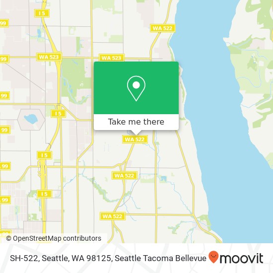 SH-522, Seattle, WA 98125 map