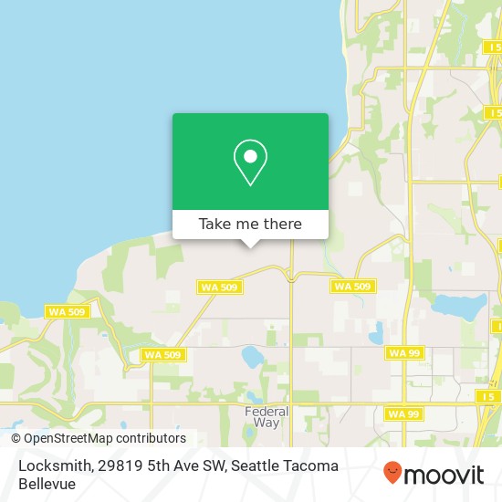 Mapa de Locksmith, 29819 5th Ave SW