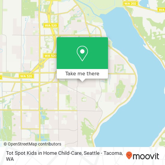 Mapa de Tot Spot Kids in Home Child-Care