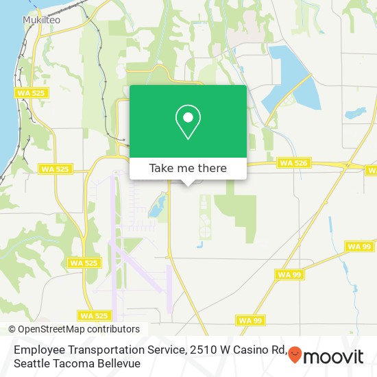 Mapa de Employee Transportation Service, 2510 W Casino Rd