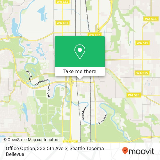 Mapa de Office Option, 333 5th Ave S