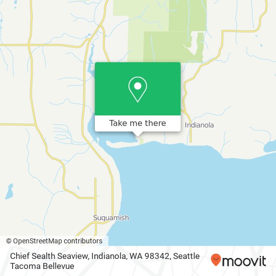 Chief Sealth Seaview, Indianola, WA 98342 map