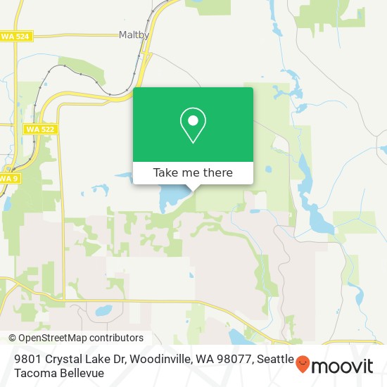 9801 Crystal Lake Dr, Woodinville, WA 98077 map