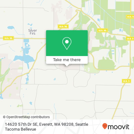 Mapa de 14620 57th Dr SE, Everett, WA 98208