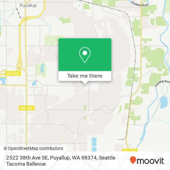 2522 38th Ave SE, Puyallup, WA 98374 map