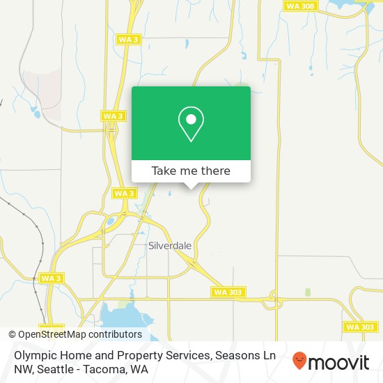 Mapa de Olympic Home and Property Services, Seasons Ln NW