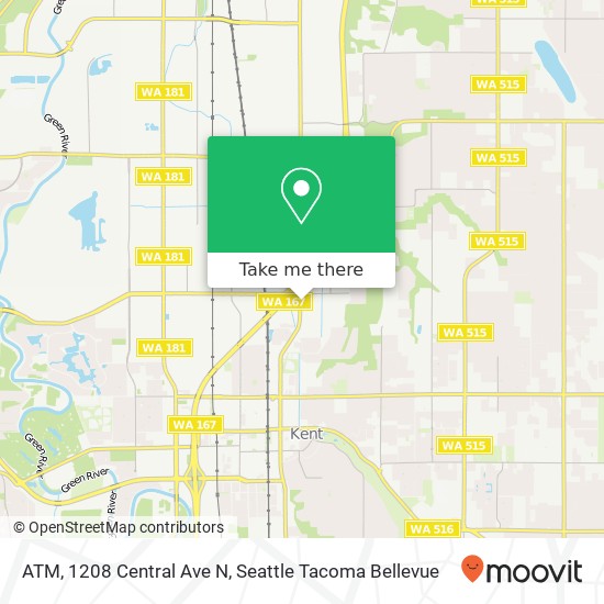 Mapa de ATM, 1208 Central Ave N