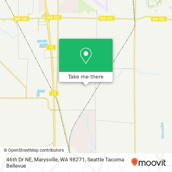 Mapa de 46th Dr NE, Marysville, WA 98271