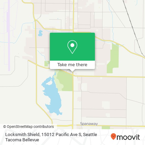 Mapa de Locksmith Shield, 15012 Pacific Ave S