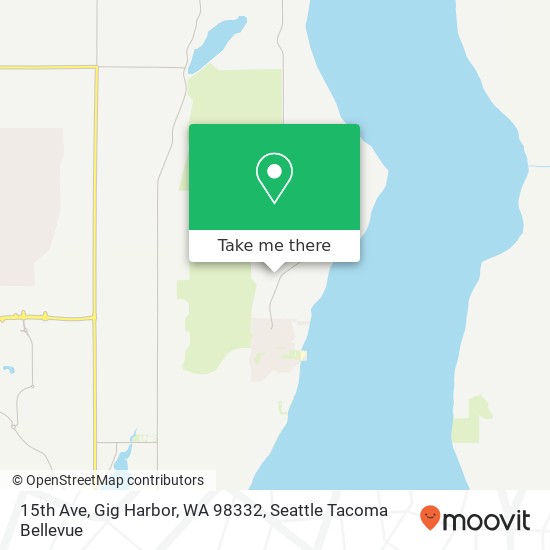 Mapa de 15th Ave, Gig Harbor, WA 98332