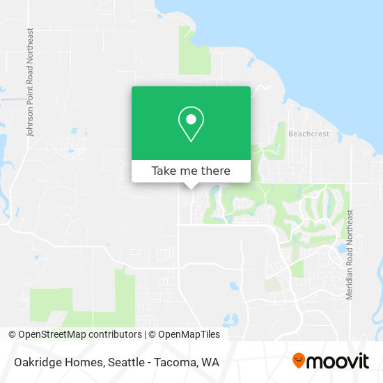 Oakridge Homes map