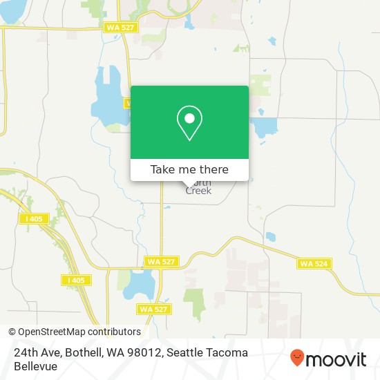 24th Ave, Bothell, WA 98012 map