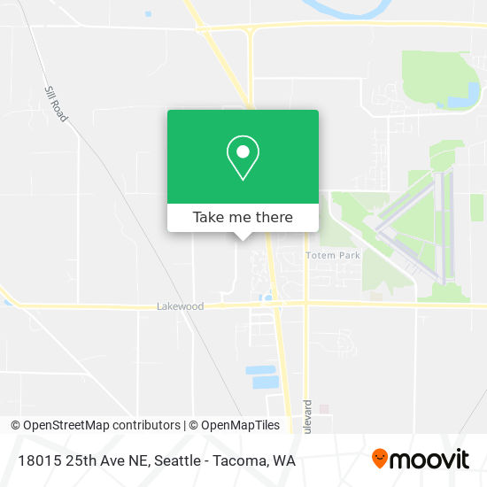 18015 25th Ave NE map