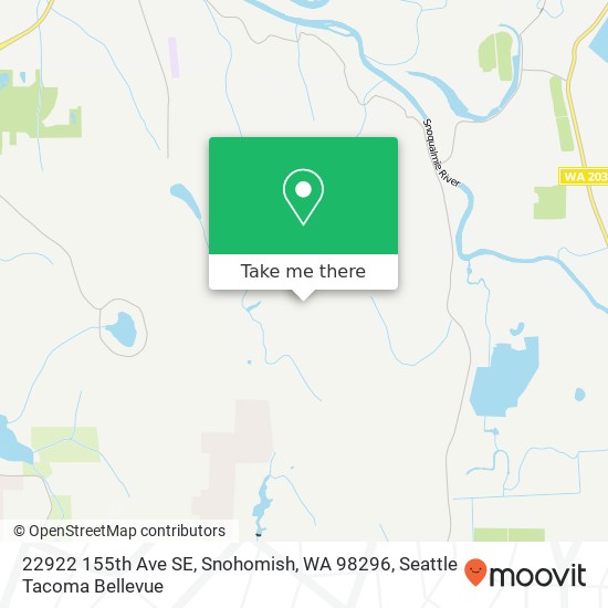 Mapa de 22922 155th Ave SE, Snohomish, WA 98296