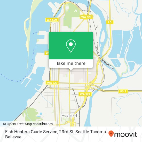 Mapa de Fish Hunters Guide Service, 23rd St